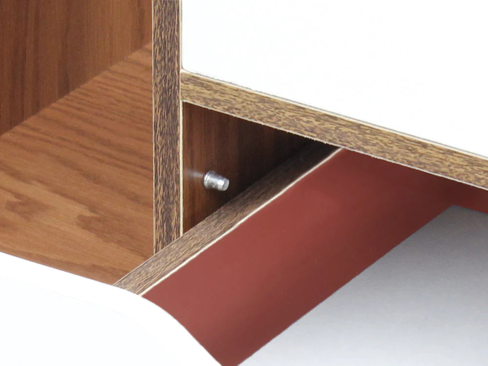 LUCA Bedside Table Nightstand - WALNUT - Image 6