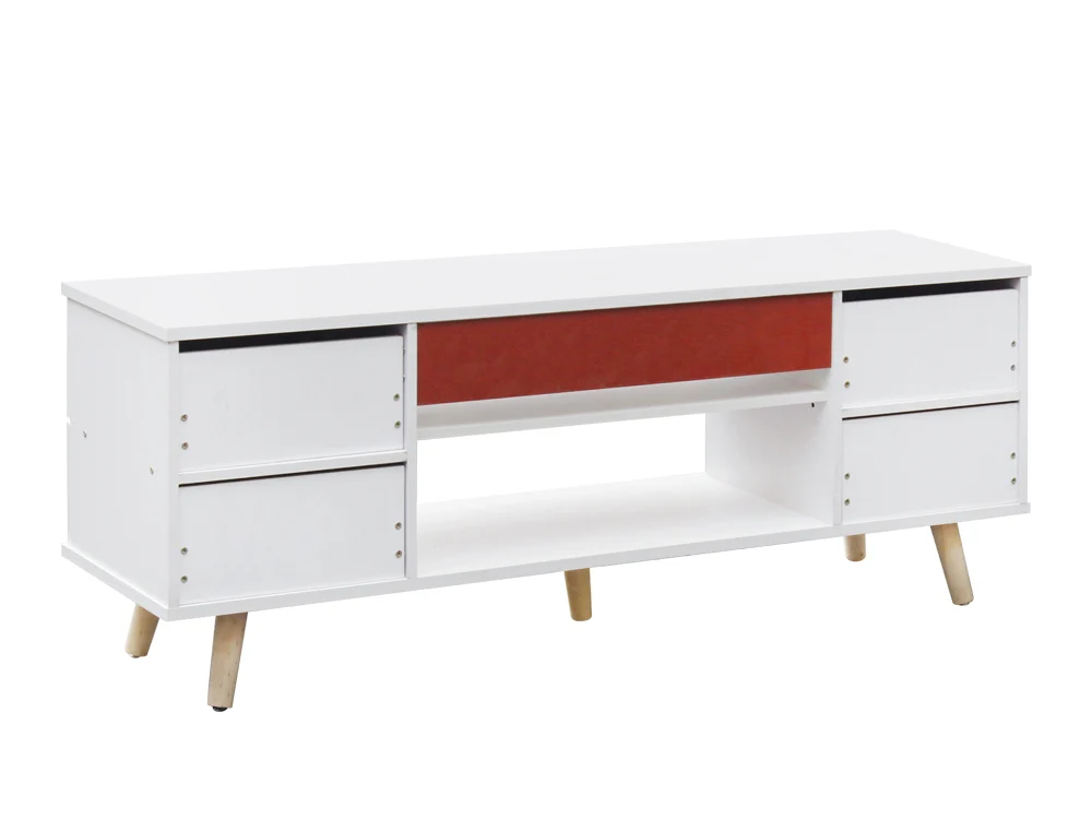 LUCILLE 1.2M Entertainment Media TV Unit - WHITE - Image 9