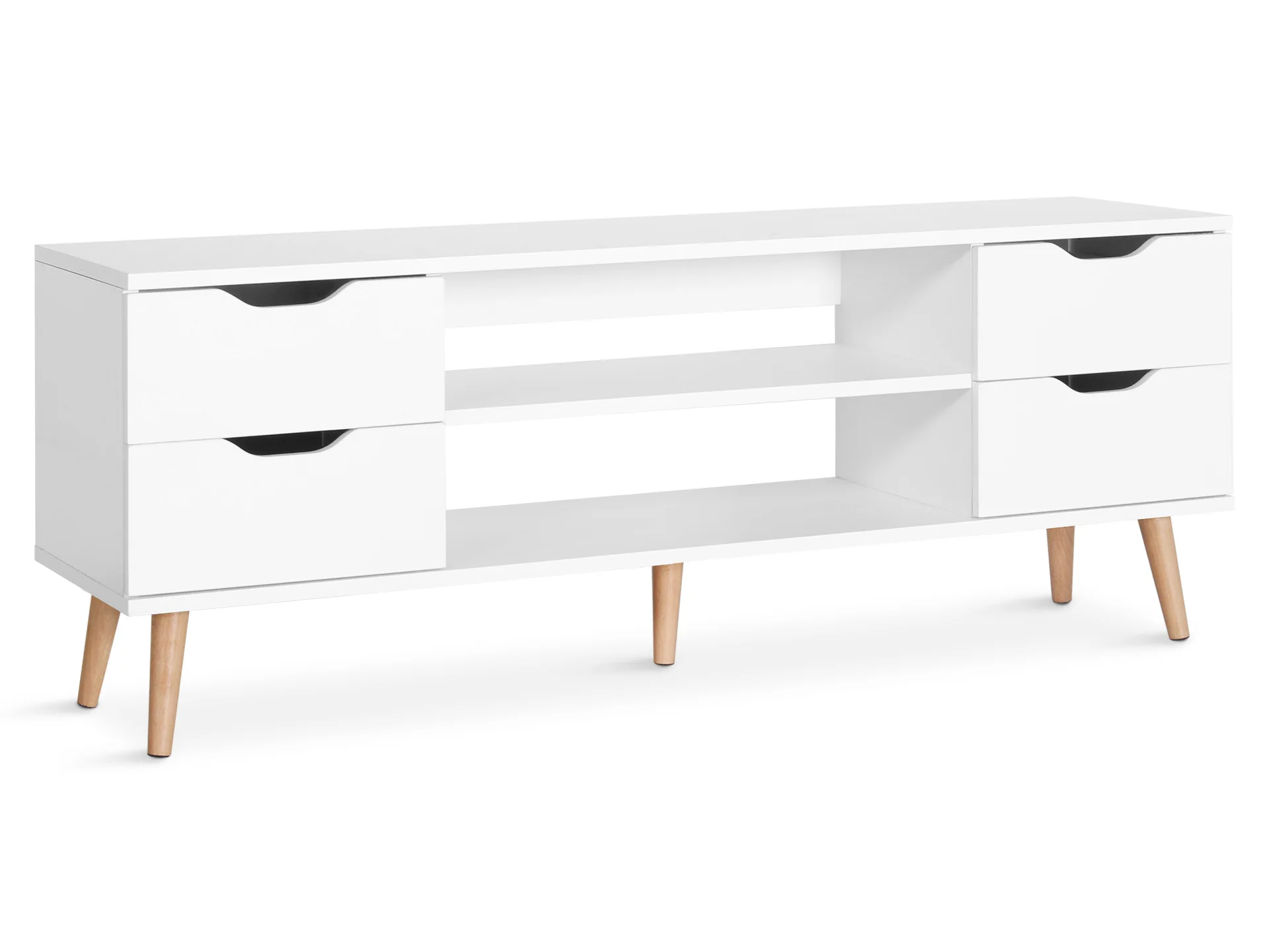 Lucille 1.2m Entertainment Unit - White - Image 2