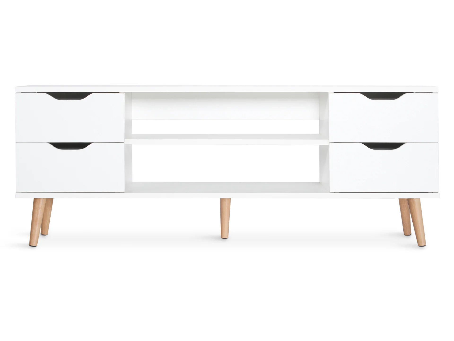 Lucille 1.2m Entertainment Unit - White - Image 3