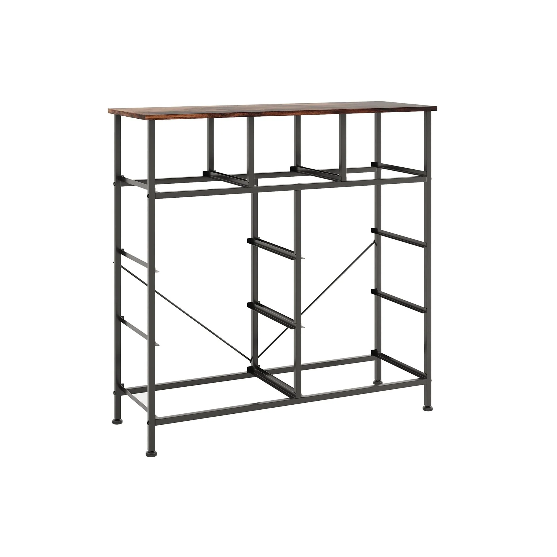 Madilyn 9 Drawer Fabric Tallboy - Rustic Brown - Image 12