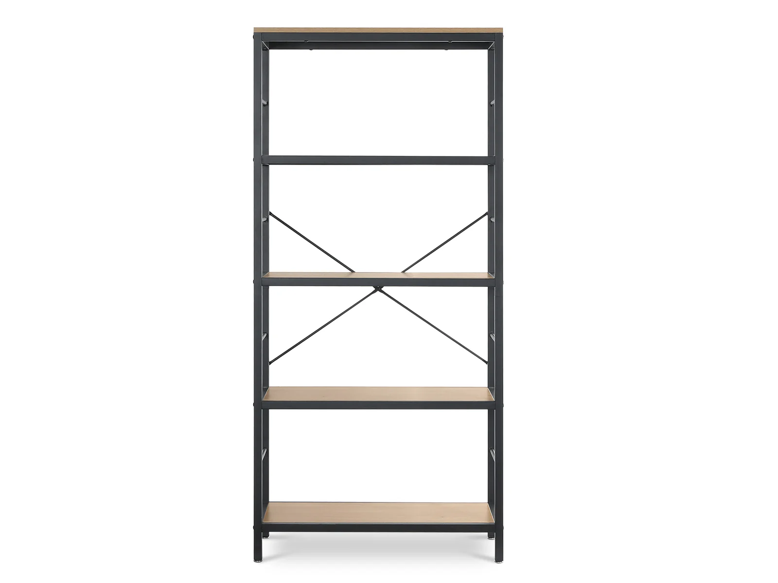MAINIT 5 Tier Bookshelf - OAK - Image 2
