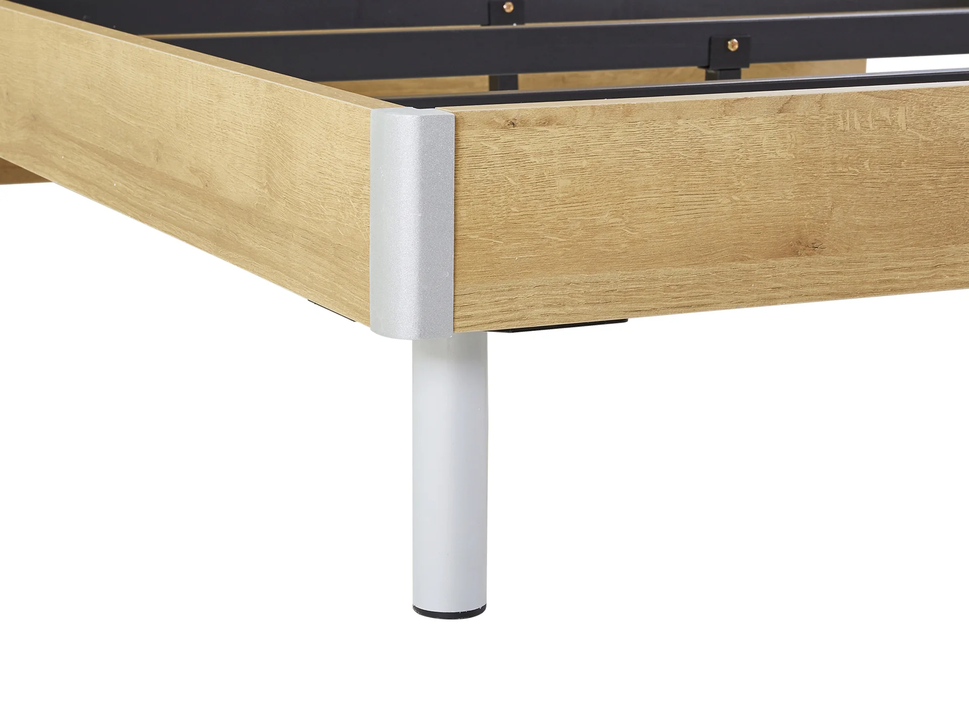 MAKALU King Wooden Bed - OAK - Image 6