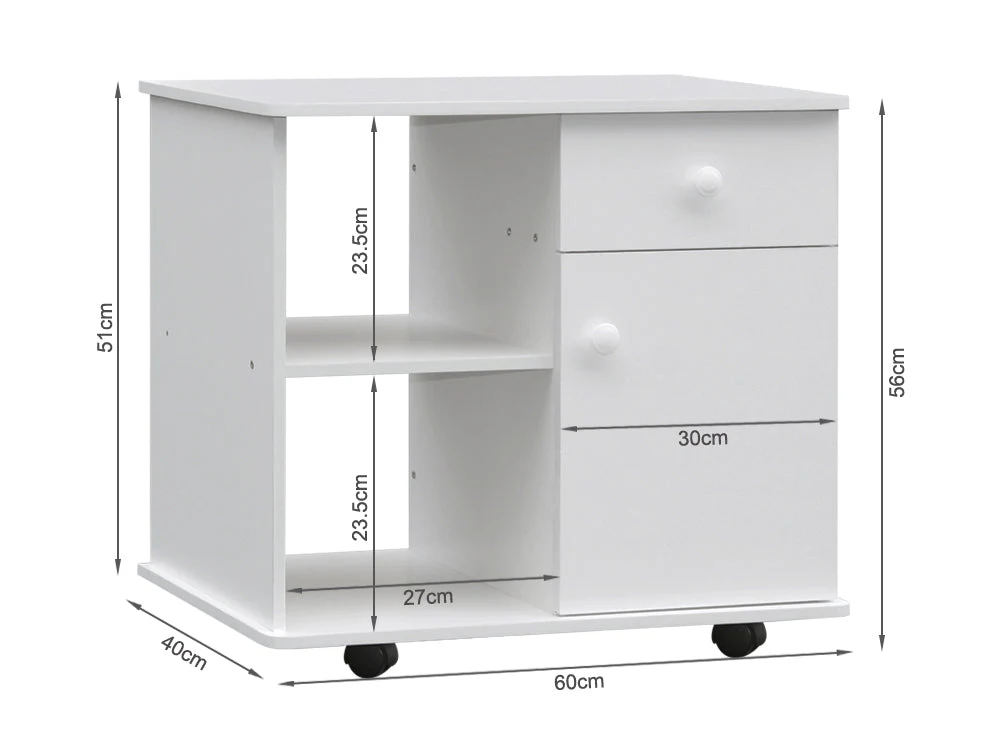 MALIGNE Multipurpose Storage Shelf - WHITE - Image 11