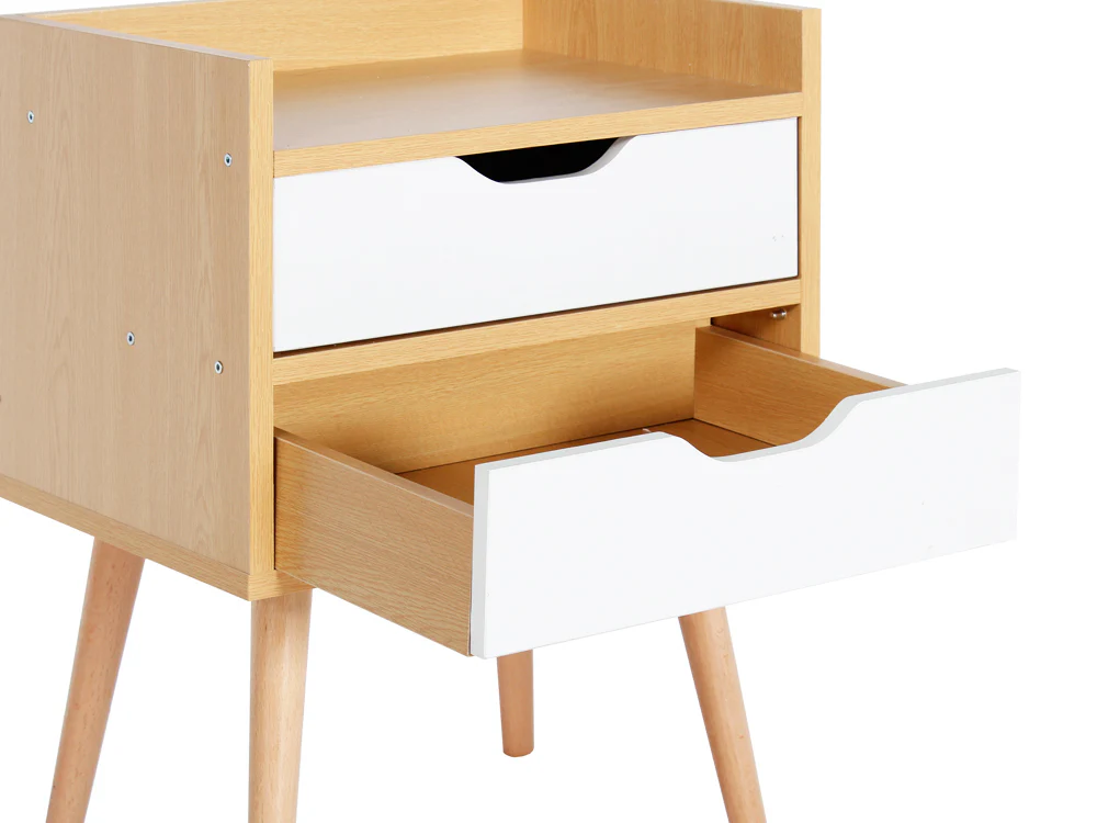 MARC Bedside Table - OAK - Image 9