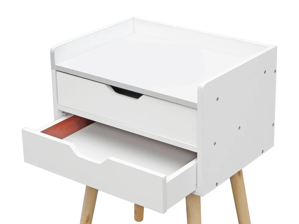 MARC Bedside Table - WHITE - Image 11