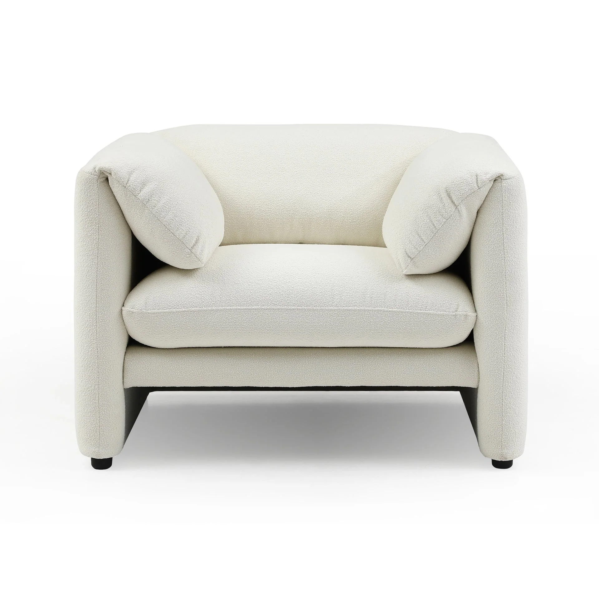 Marion Boucle Occasional Chair - Cream - Image 11