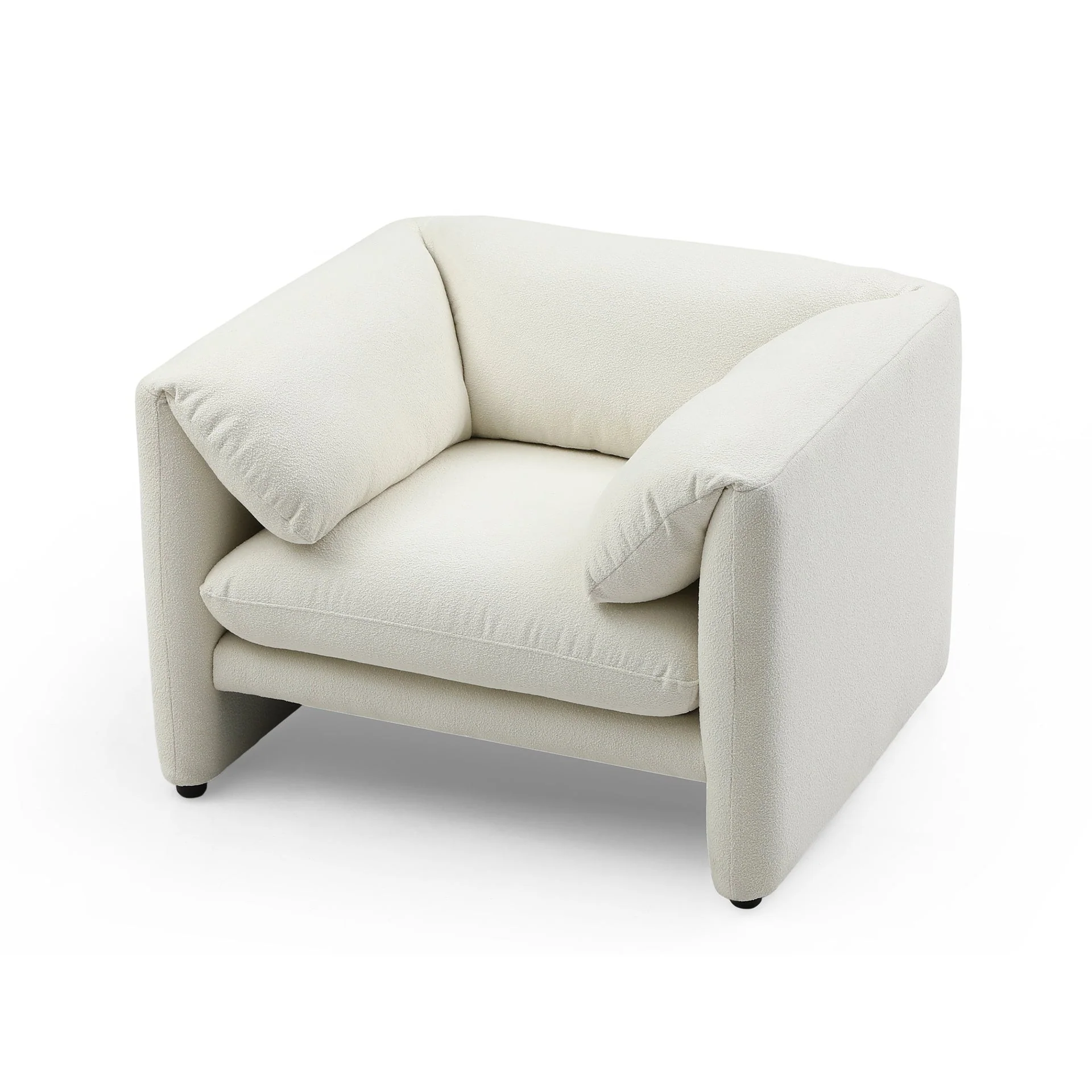 Marion Boucle Occasional Chair - Cream - Image 12