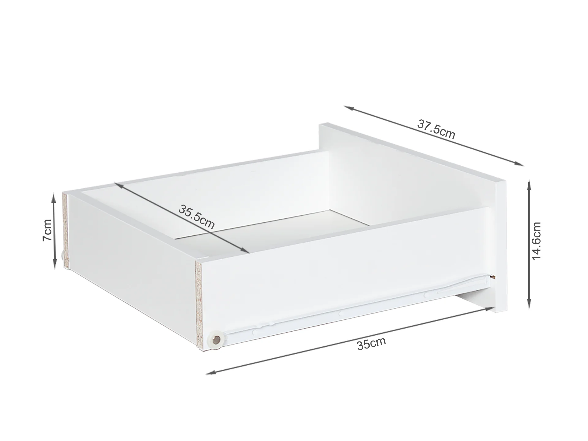 Mateo Wooden Bedside Table - White + Oak - Image 7