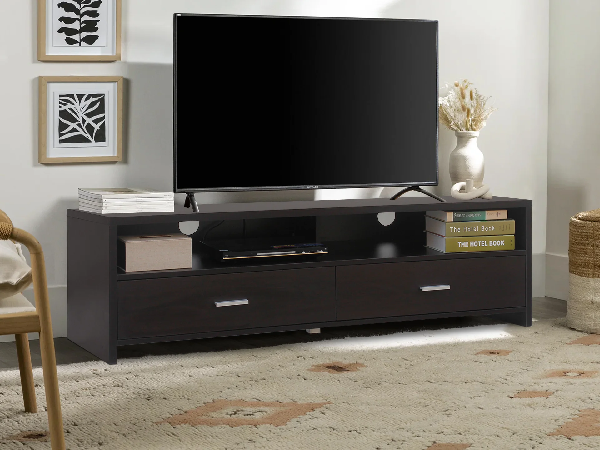 MATHER 1.5M Entertainment Unit - ESPRESSO - Image 4