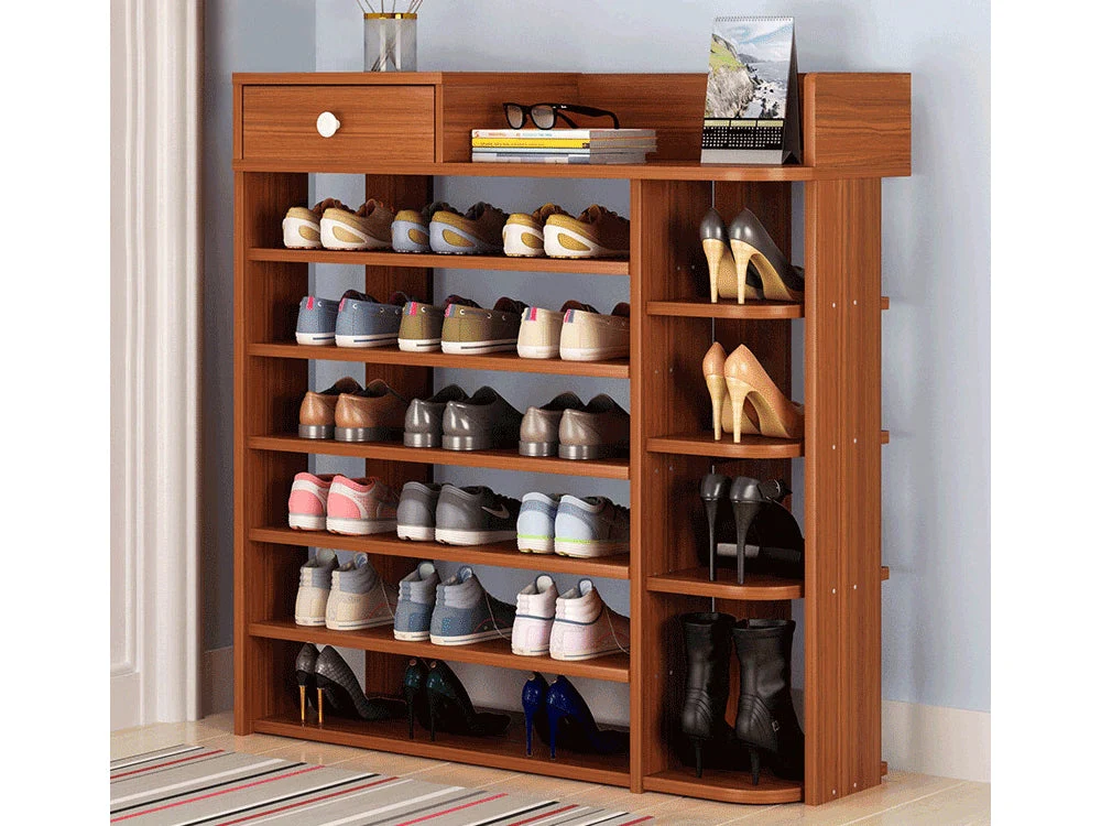 MATHESON 7 Tiers Shoe Rack - CARAMEL - Image 16