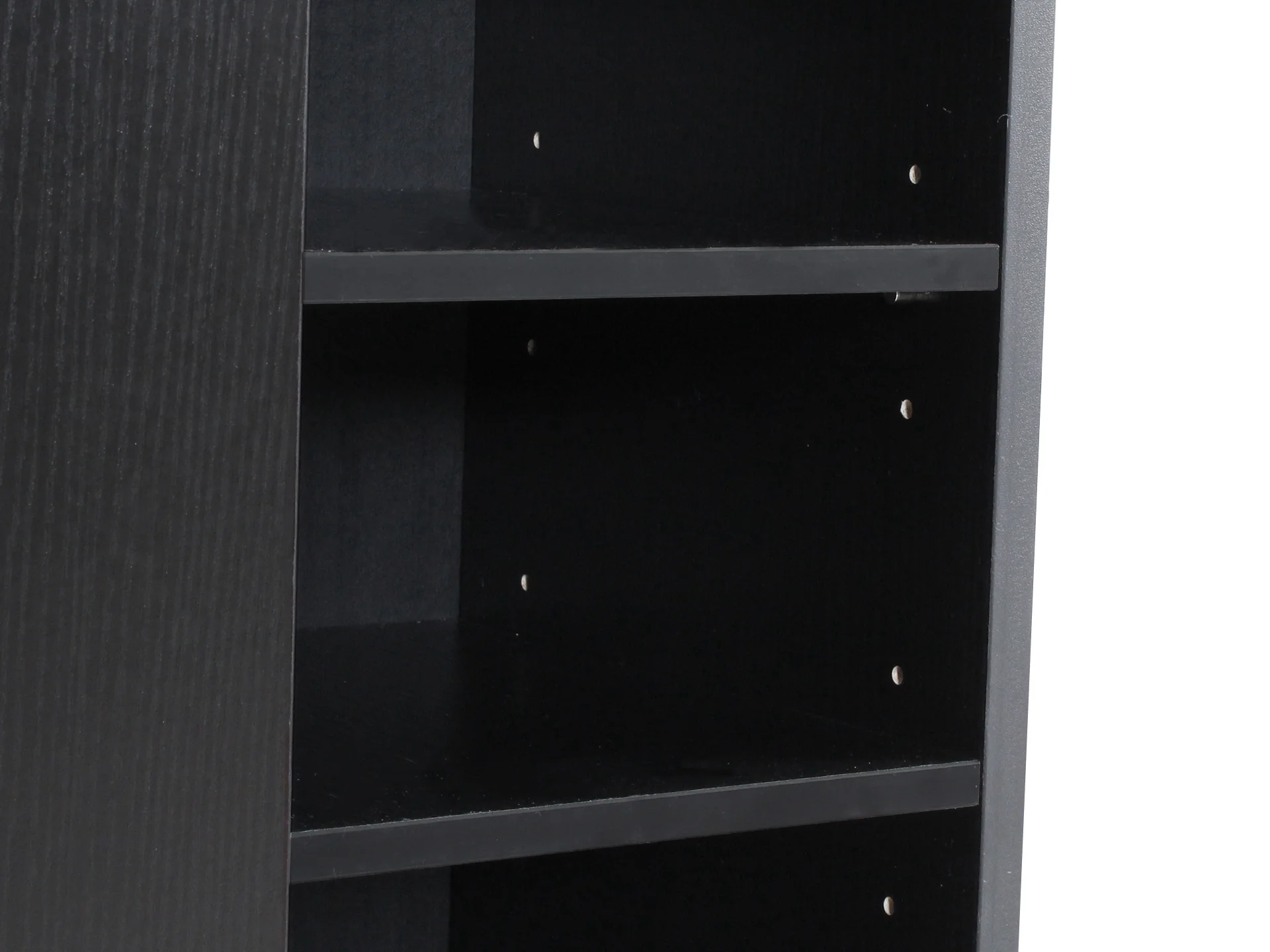 Maui 2 Door Shoe Cabinet Storage - Black - Image 7