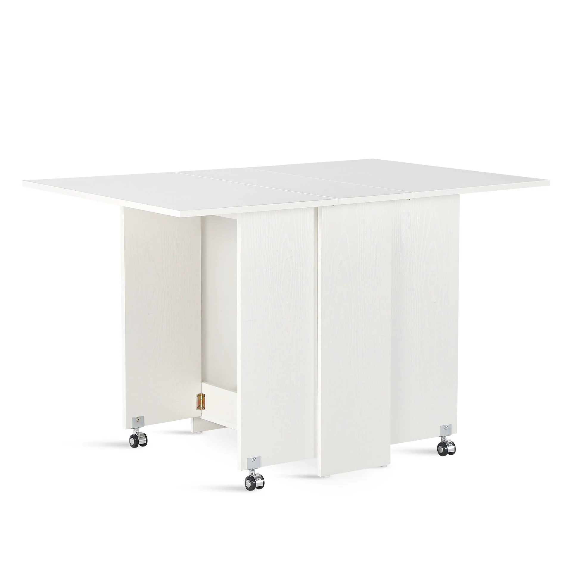 Maverick Foldable Dining Table - White - Image 5