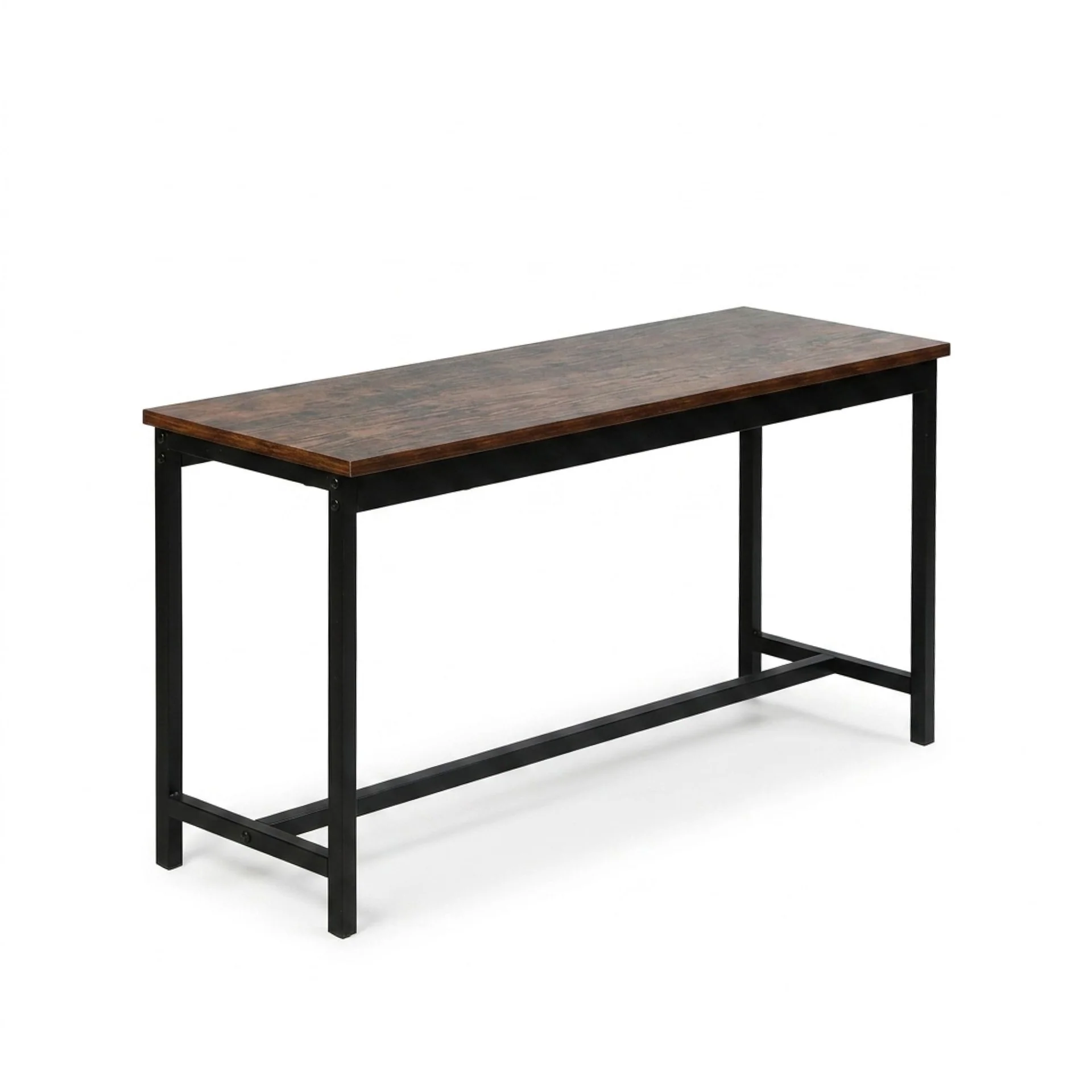 Merren 3 Piece Dining Set - Rustic Brown - Image 10