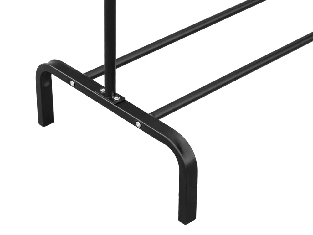 Metal Clothes Rack Hanger - BLACK - Image 5