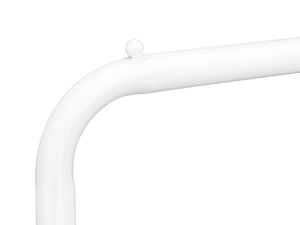 Metal Clothes Rack Hanger - WHITE - Image 4