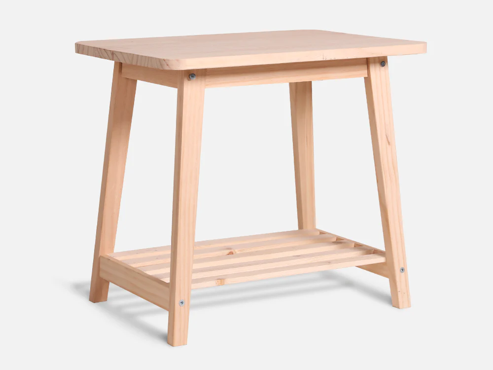 MYLES Wooden Side Table - OAK - Image 3