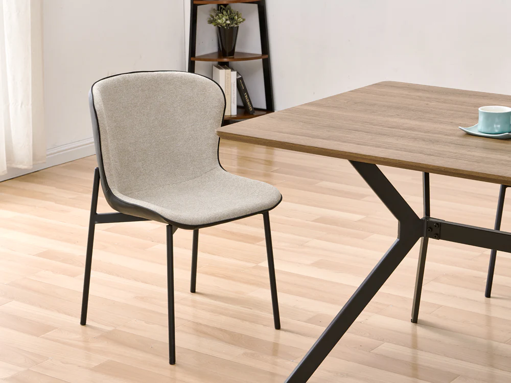 NAOMI 4PCS Dining Chair - BEIGE - Image 4