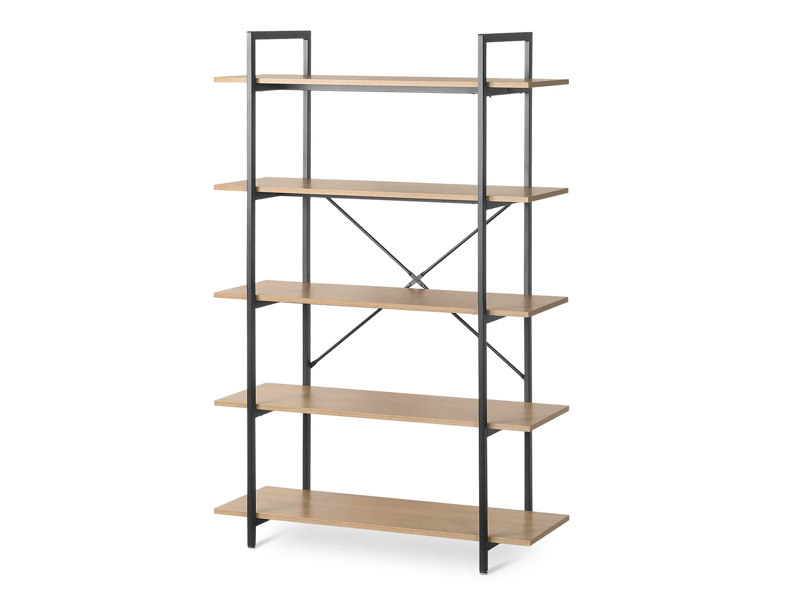 NATRON 5 Tier Bookshelf - OAK - Image 3