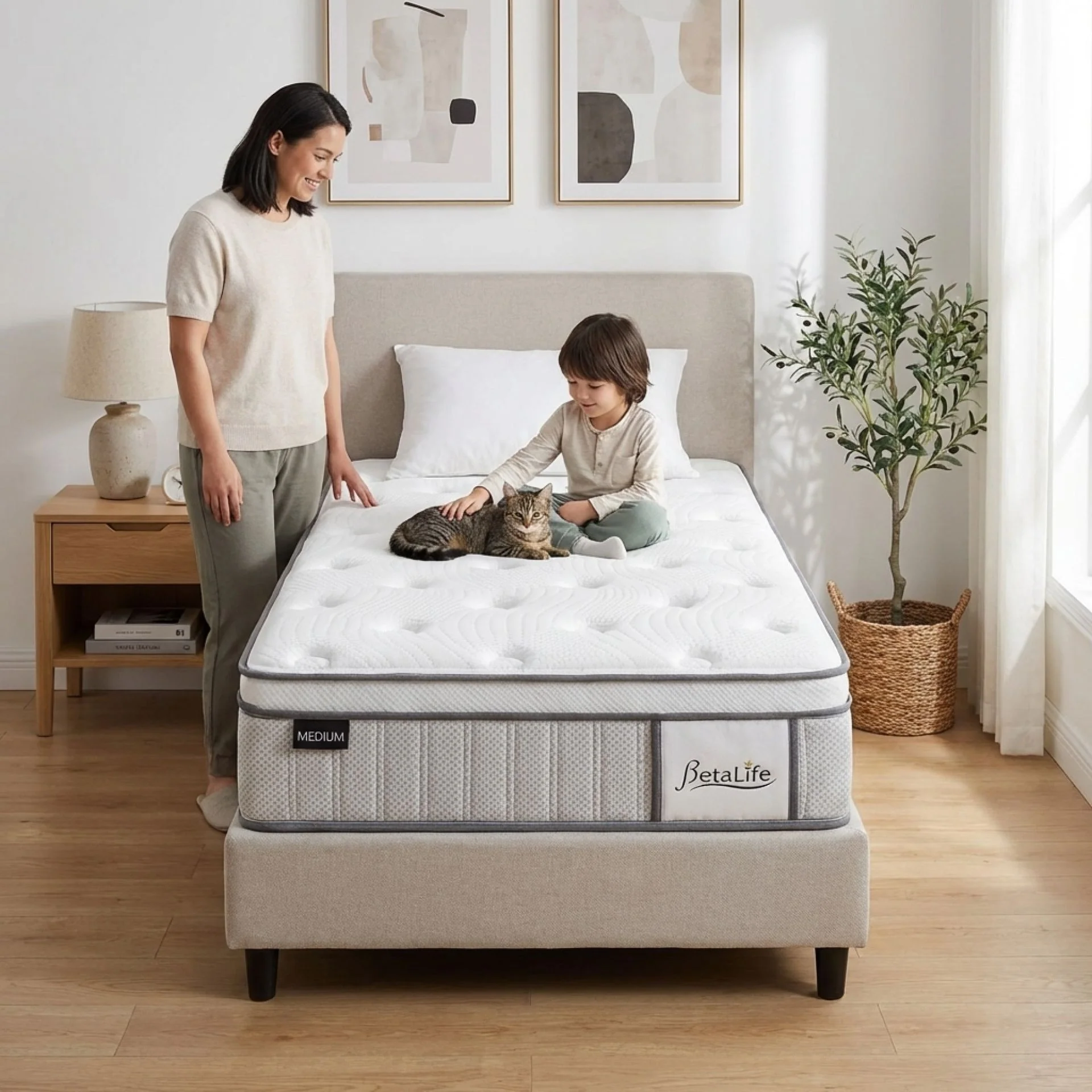 Natureblend Pro Memory Foam Medium Mattress -  Single