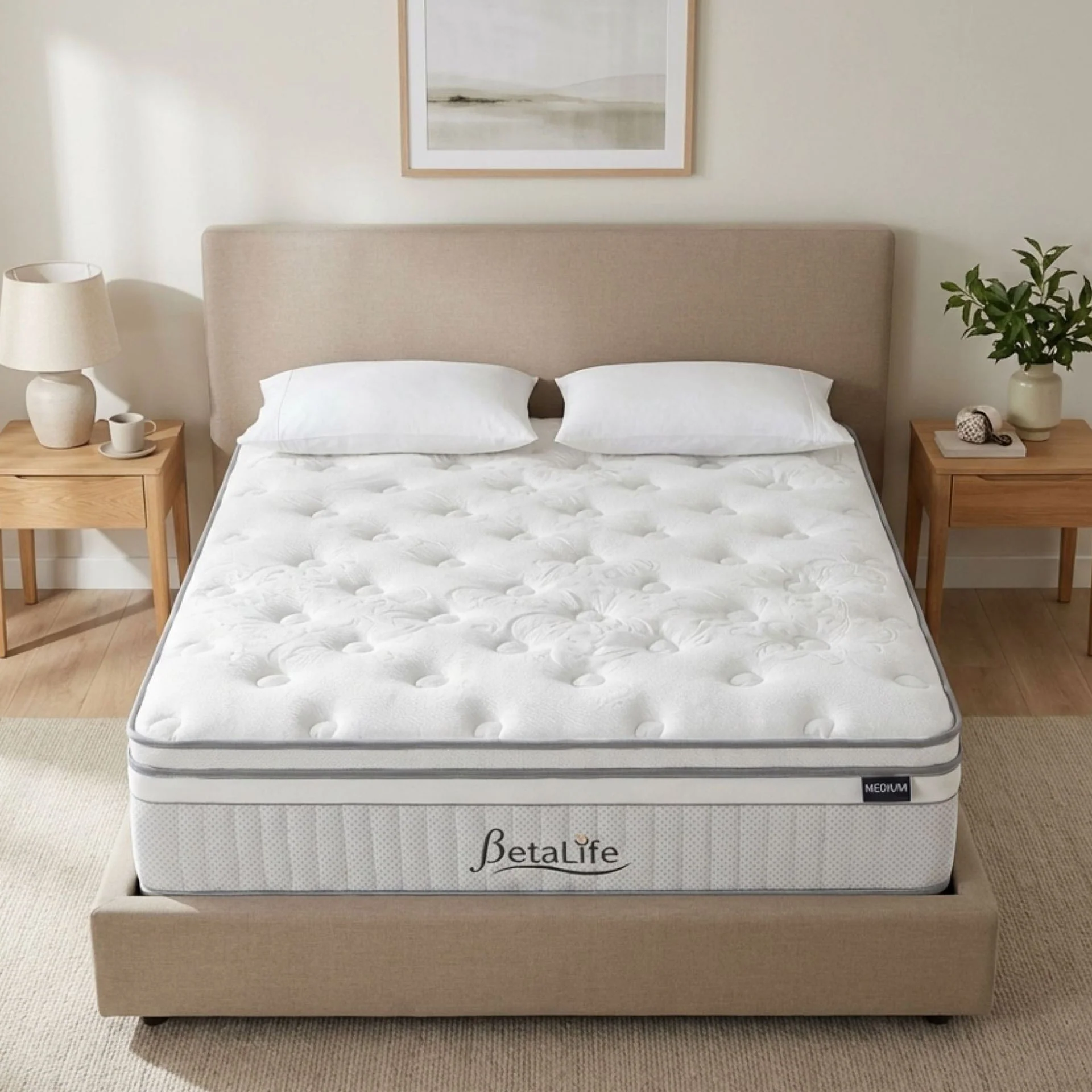 Natureblend Prime 5 Zone Pocket Spring Medium Plush Mattress - Double - Image 4