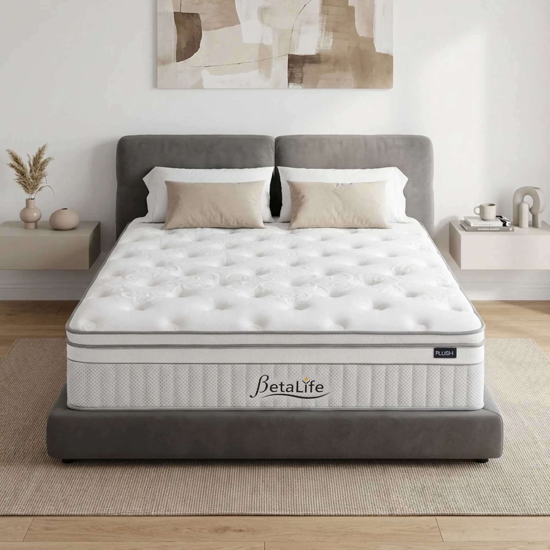 Natureblend Prime 5 Zone Pocket Spring Plush Mattress - Double - Image 4