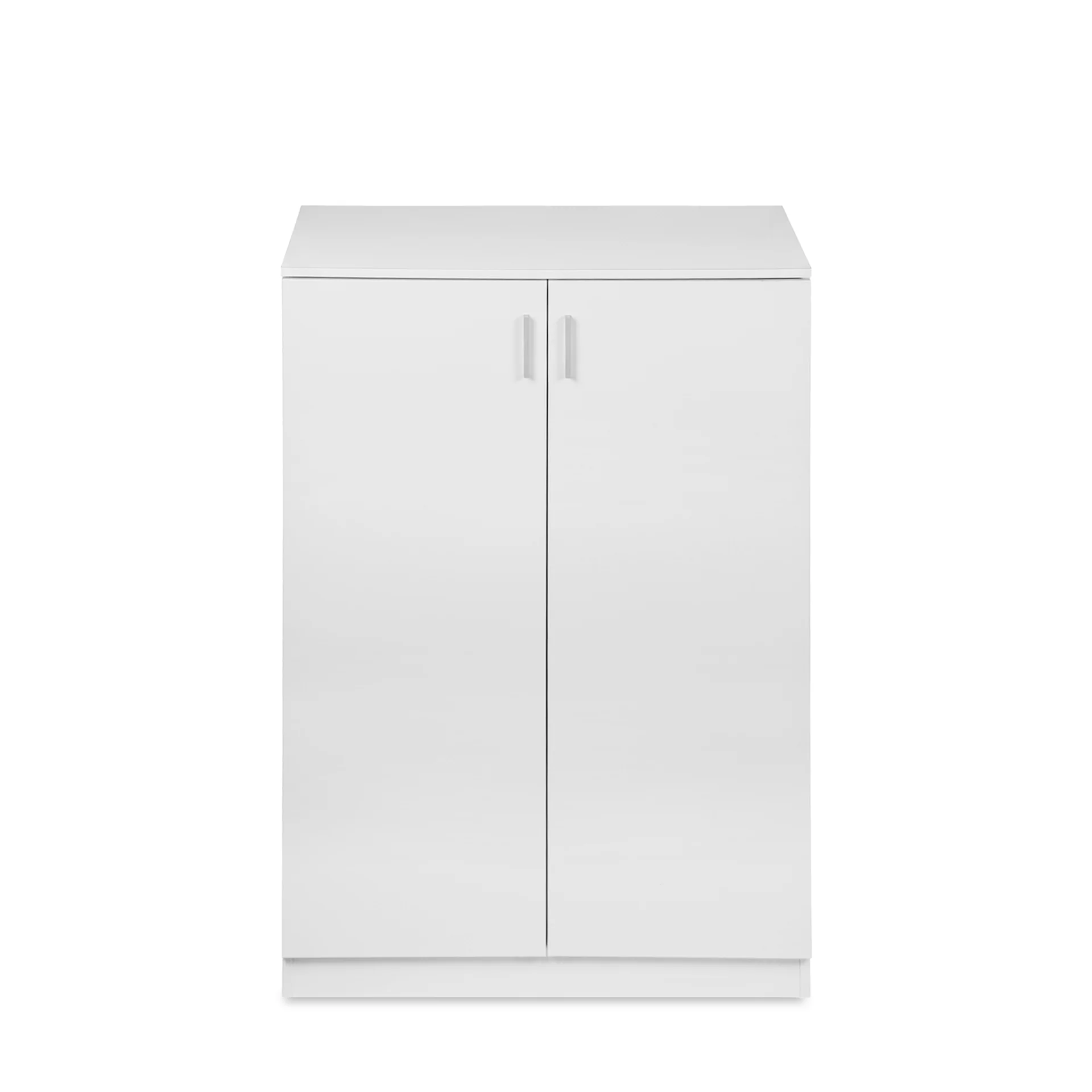 Nesto 2 Door Shoe Cabinet Storage Rack - White - Image 8