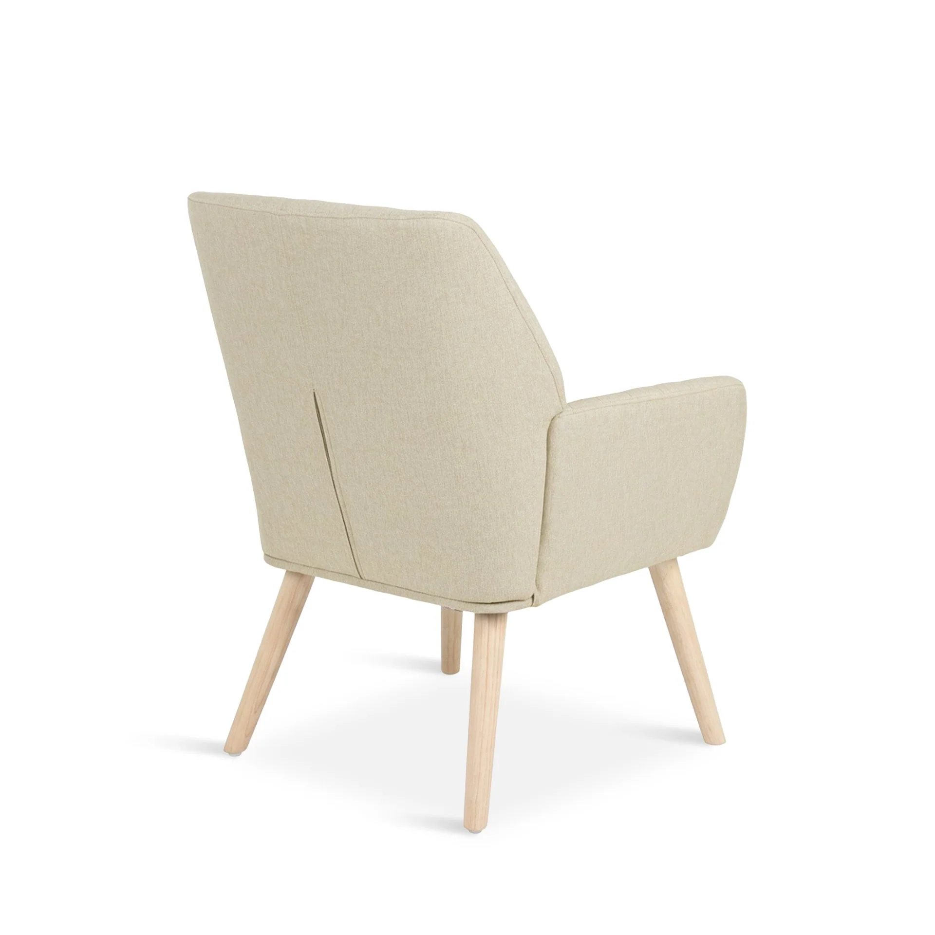 Niva Linen Armchair - Linen Beige - Image 12