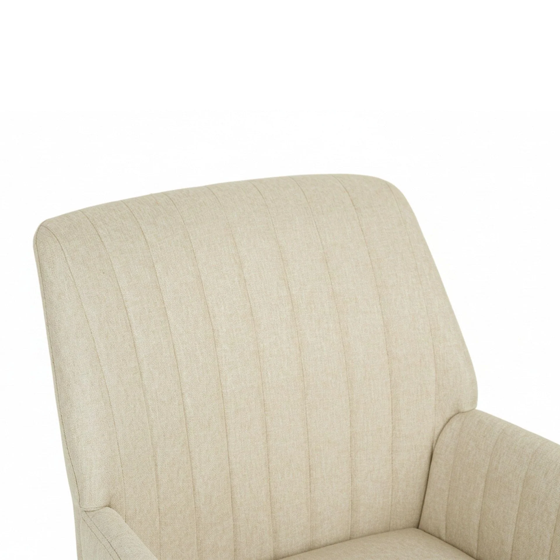 Niva Linen Armchair - Linen Beige - Image 14