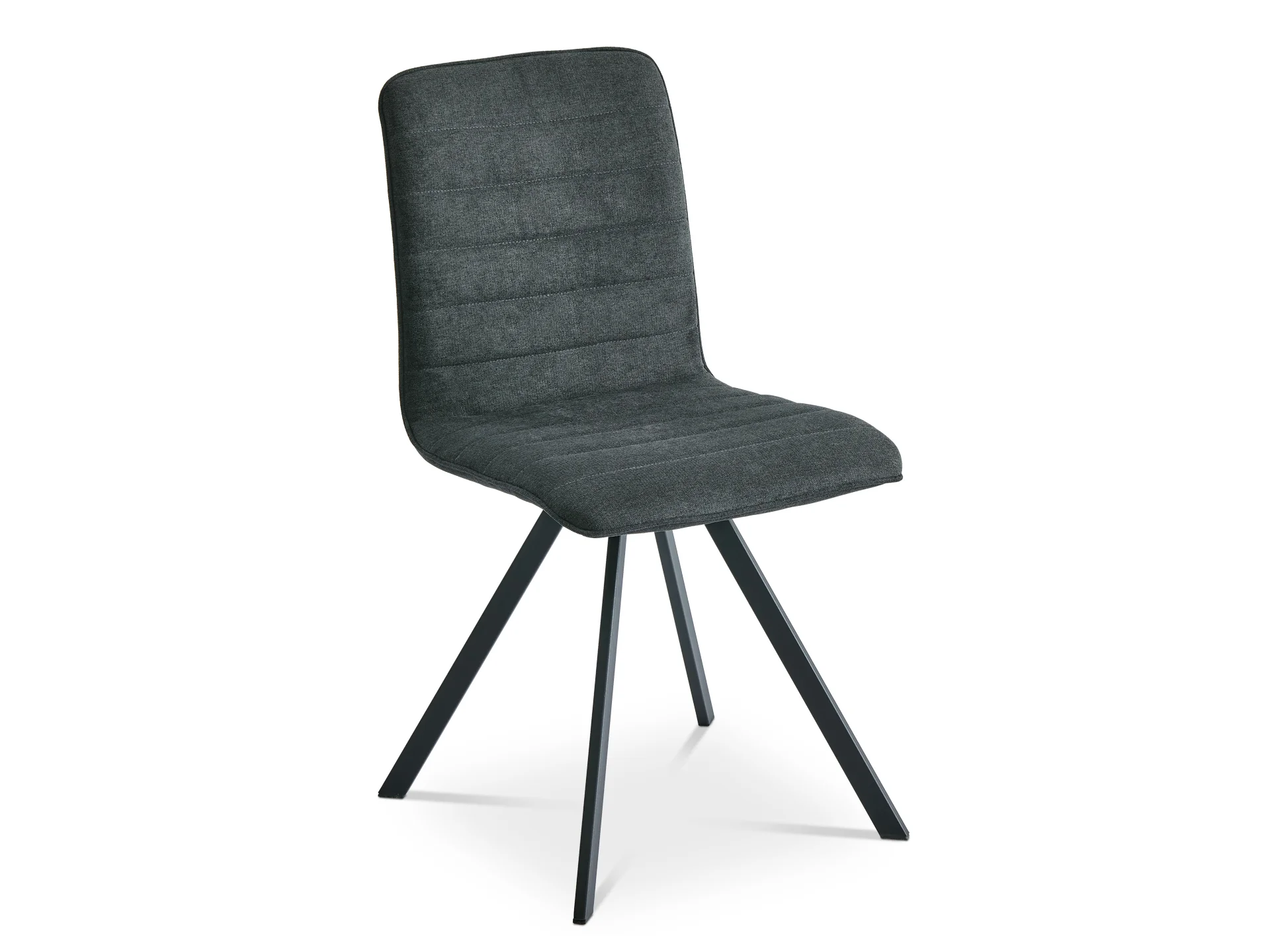 NOELLE 4PCS Upholstered Dining Chair - DARK GREY - Image 6