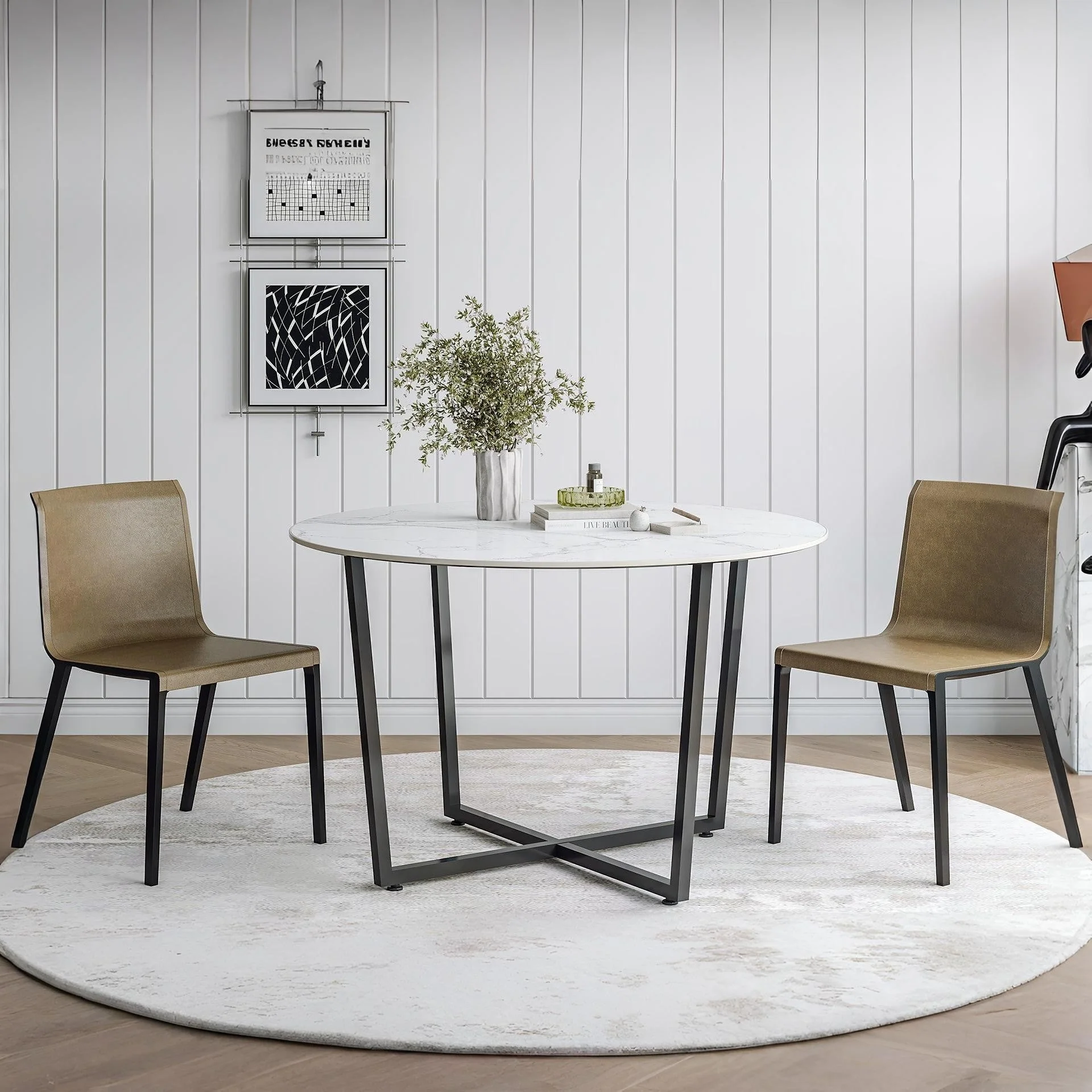 Nova Round Ceramic Dining Table 120 X 75cm - Image 3