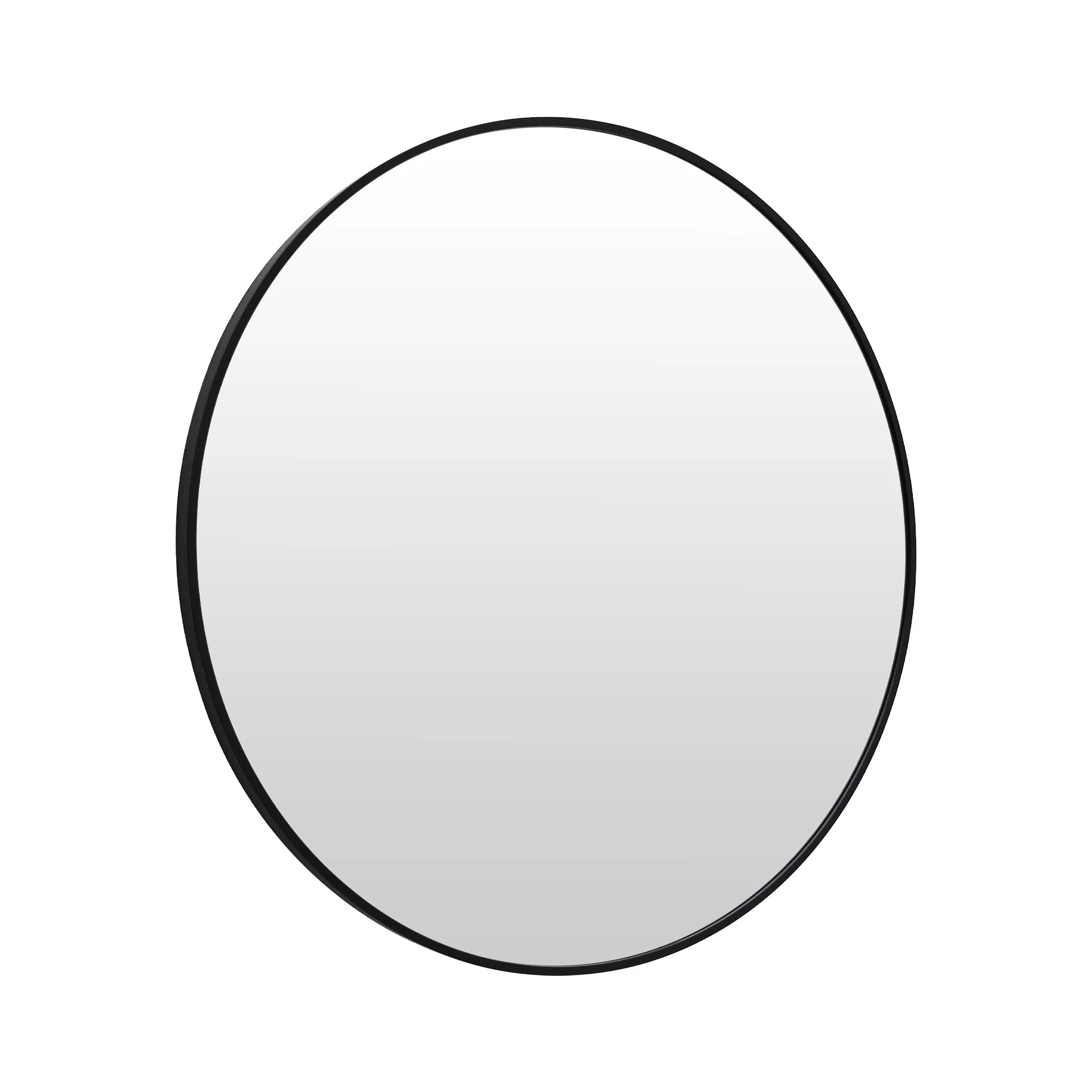 Nova Round Metal Framed Wall Mirror 70cm - Black - Image 12