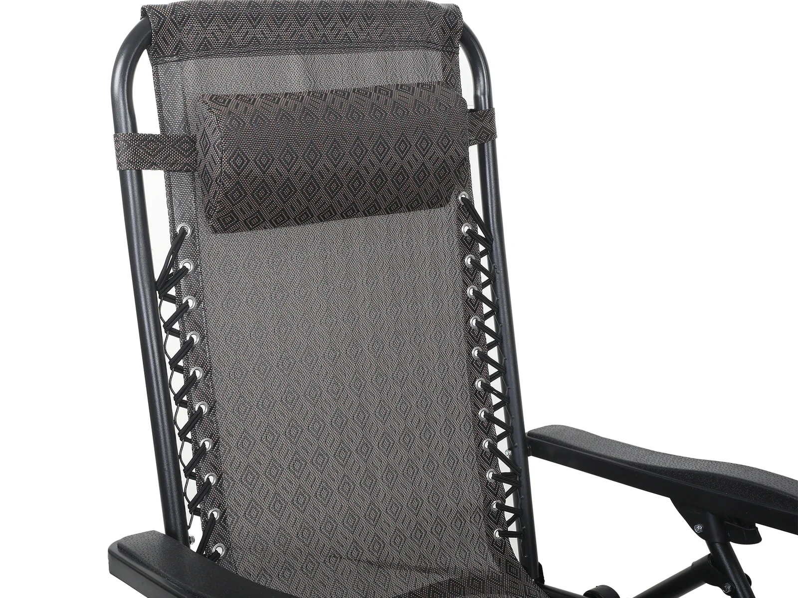 Outdoor Camping Chair Sun Lounger - Brown - Image 5