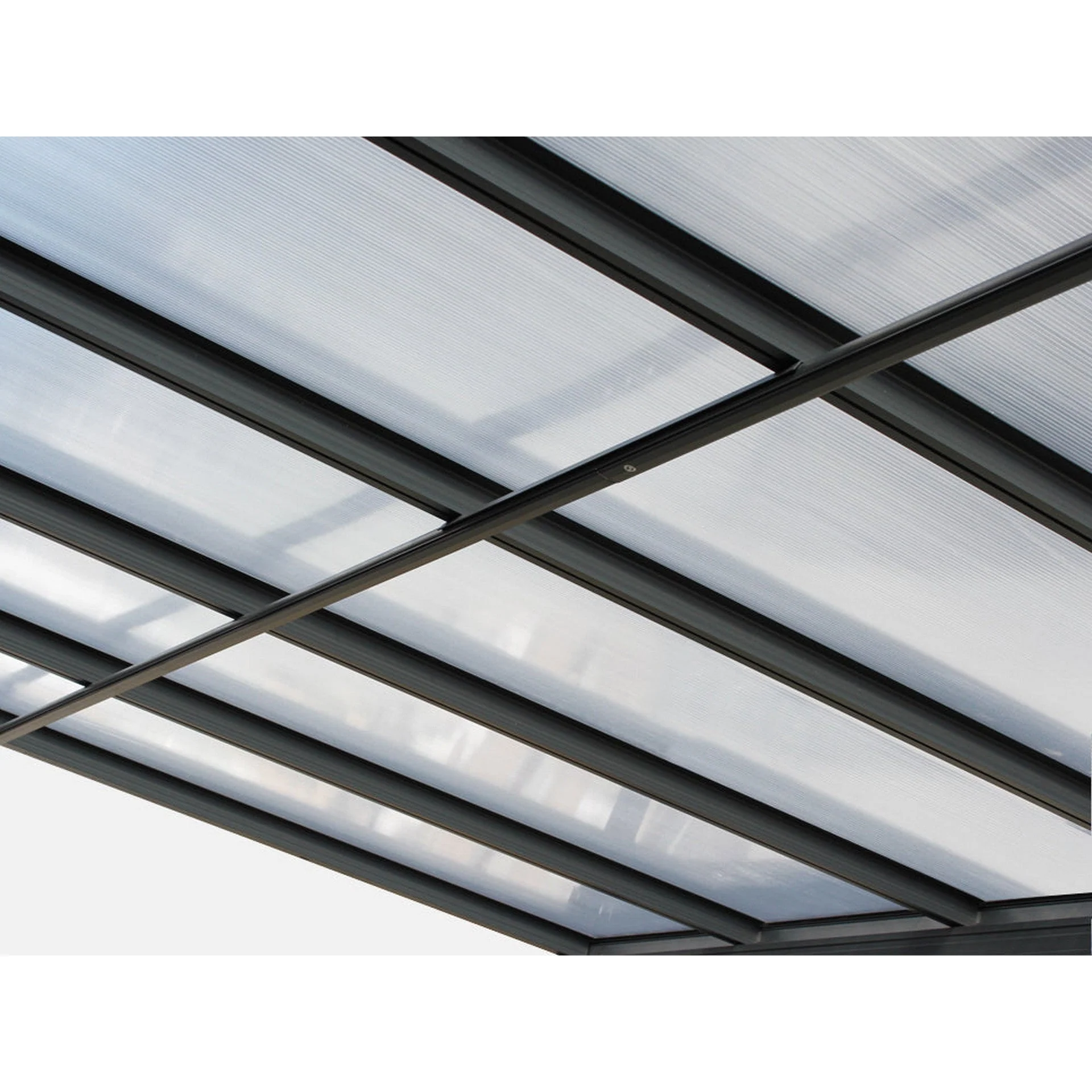 Patio Canopy 12'x10' ft - 3.73 x 3.03 x 2.58M - Charcoal Grey - Image 12