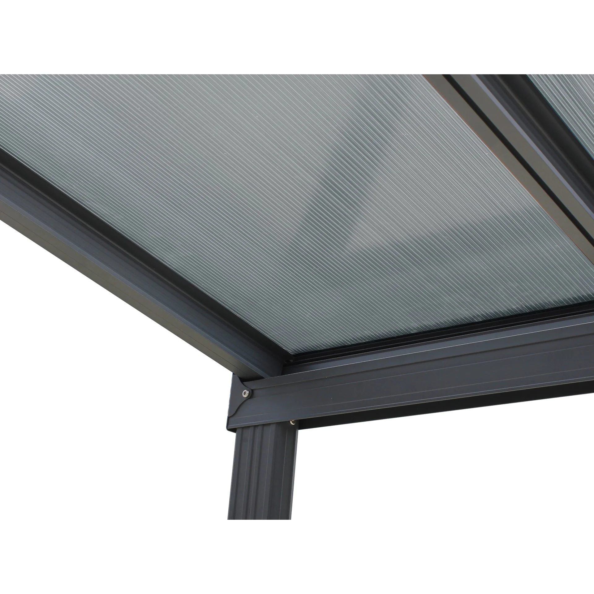Patio Canopy 14'x10' ft - 4.4 x 3.03 x 2.58m - Charcoal Grey - Image 13