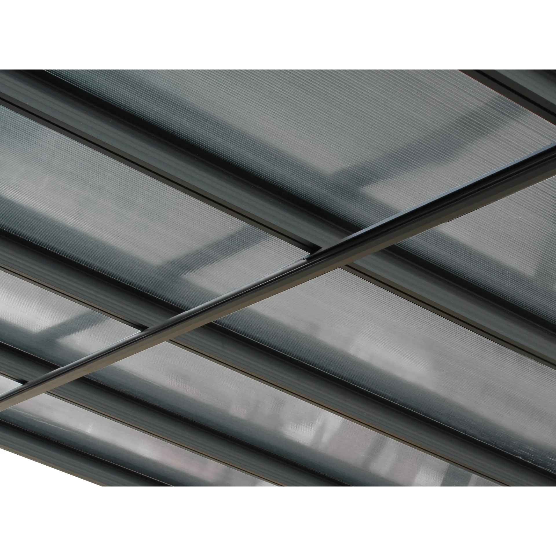 Patio Canopy Roof 5.57m x 3m - Charcoal Grey - Image 10