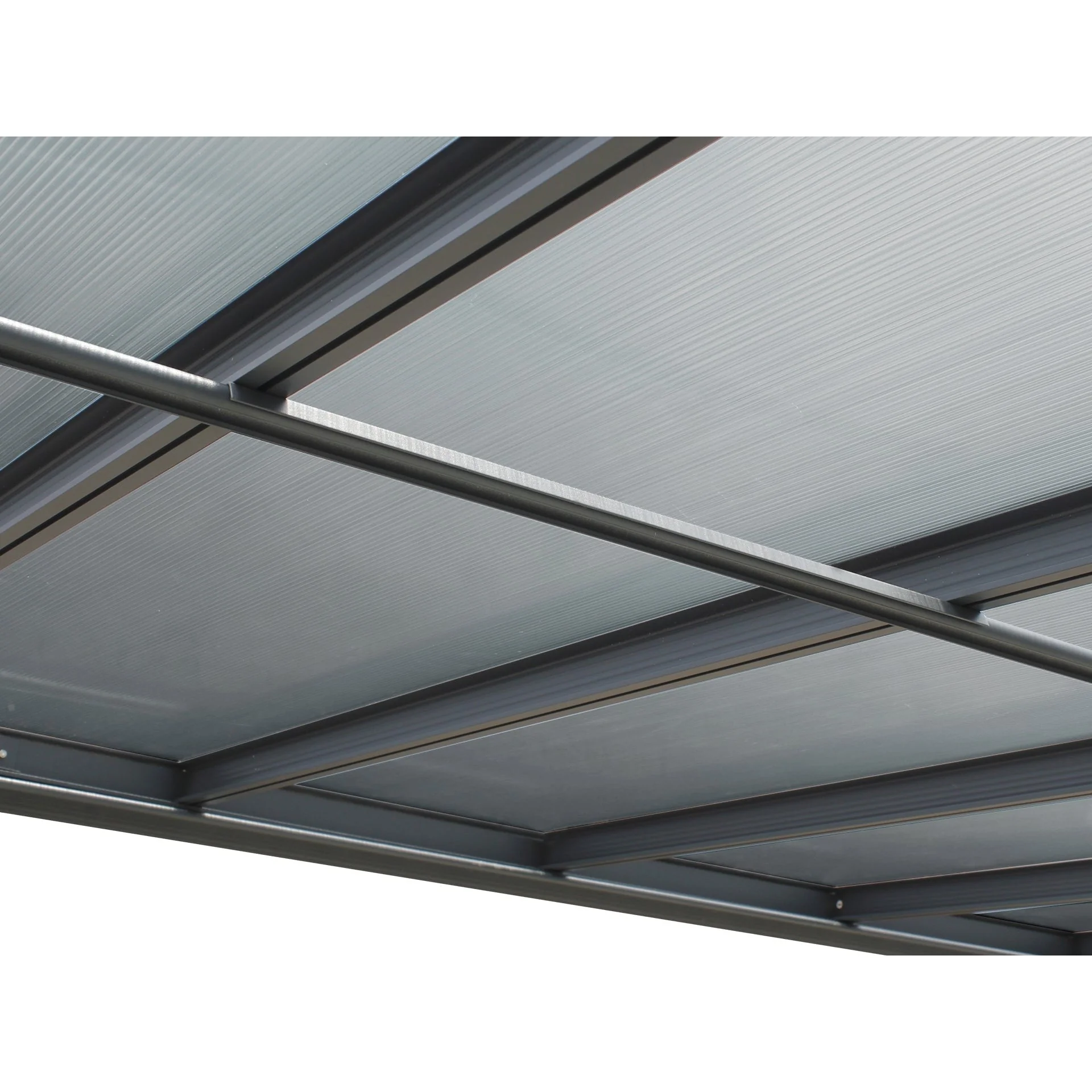Patio Canopy Roof 5.57m x 3m - Charcoal Grey - Image 14