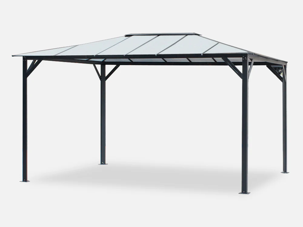Patio Gazebo Aluminium Hardtop Gazebo 4x3M - Image 4