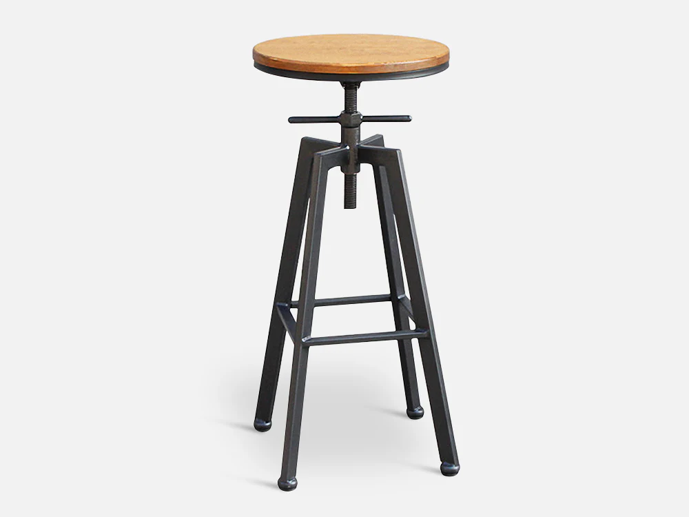 PAX Swivel Bar Stool 2PCS - OAK - Image 3