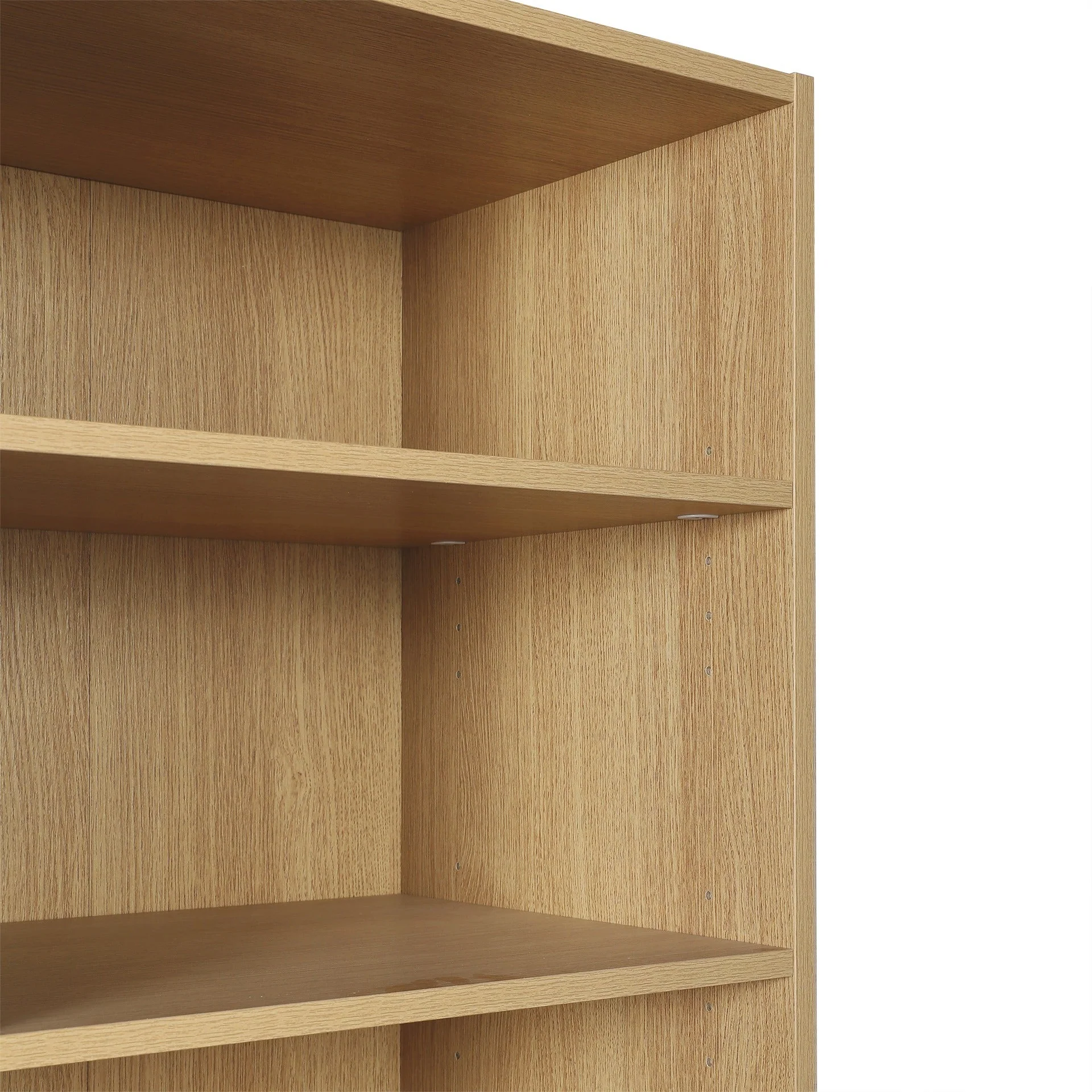 Payette 3 Drawer & Shelf Wardrobe - Oak - Image 8