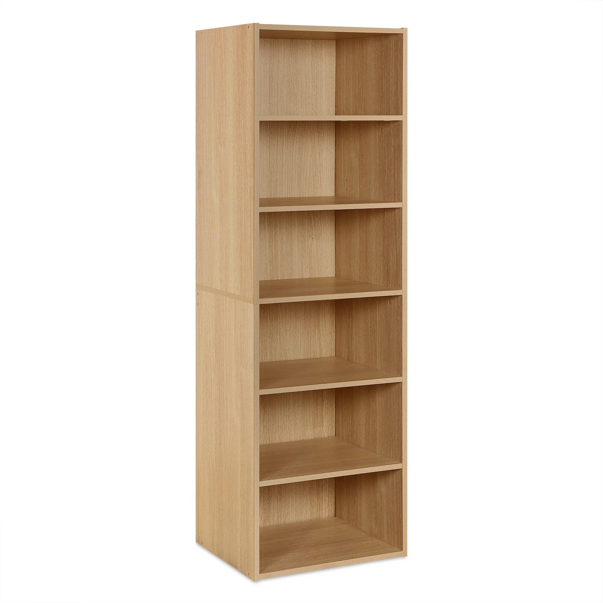Payette 6 Shelf Wardrobe - Oak - Image 7