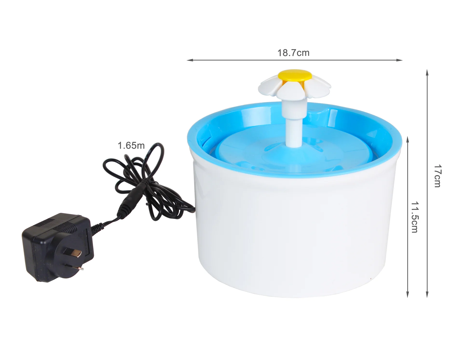 Pet Water Fountain Drinking Fountain Feeder - Blue - Image 5