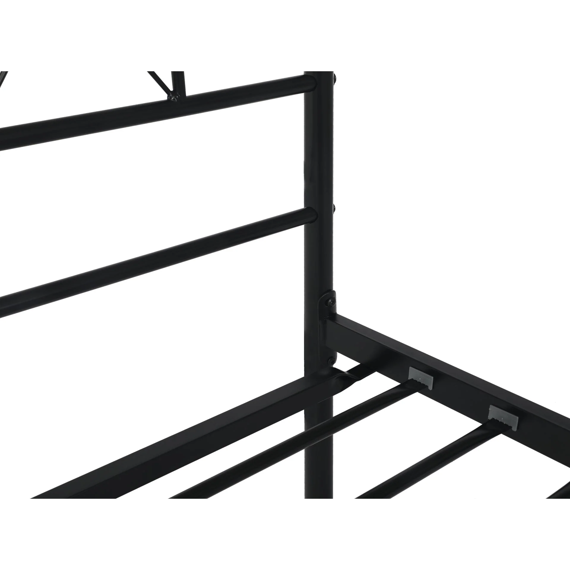 Picton Double Metal Bed Frame - Black - Image 11