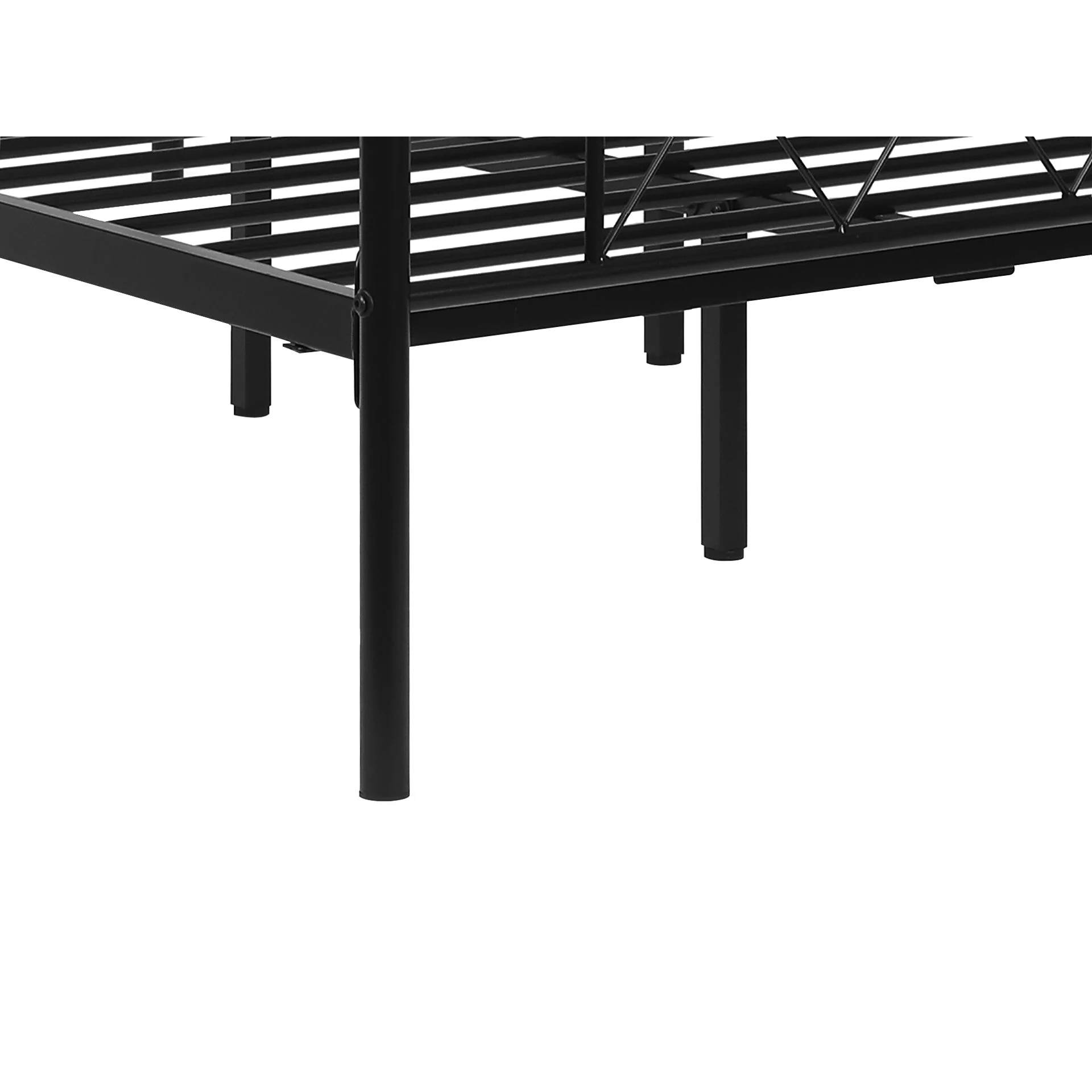 Picton Double Metal Bed Frame - Black - Image 13