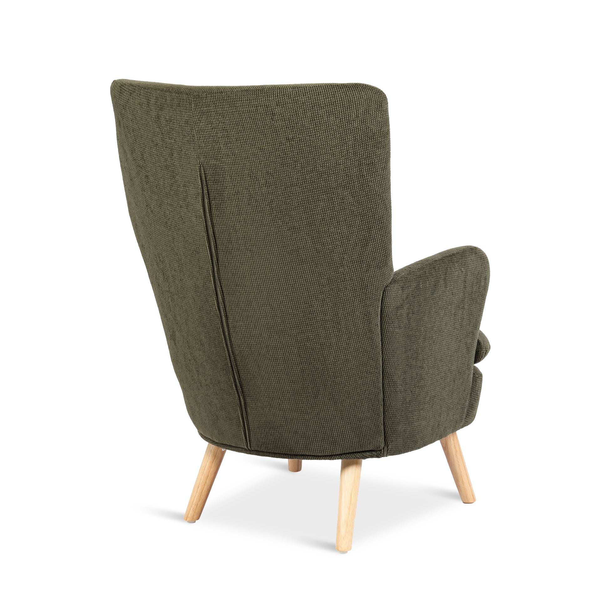 Puff Velvet Armchair - Dark Green - Image 10
