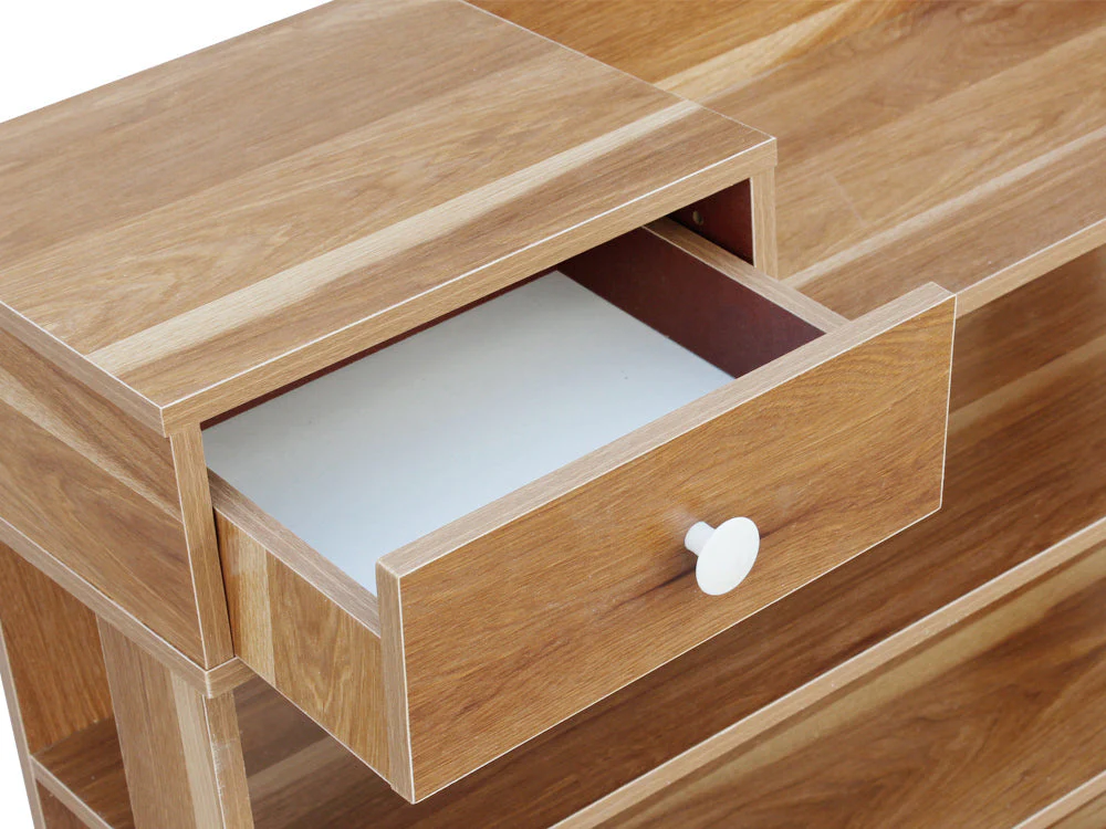 PUKAKI 7 Tiers Shoe Rack Organiser Shelf - OAK - Image 6