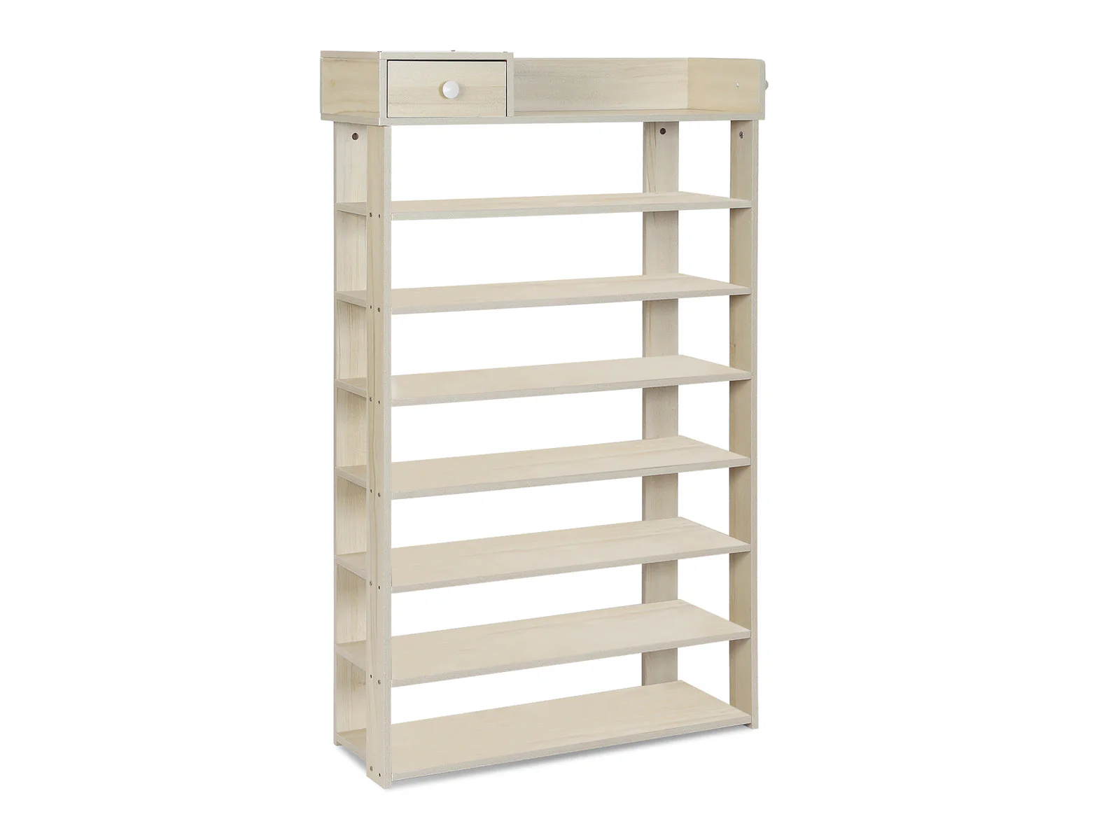 PUKAKI 8 Tiers Shoe Rack Organiser Shelf - MAPLE - Image 2