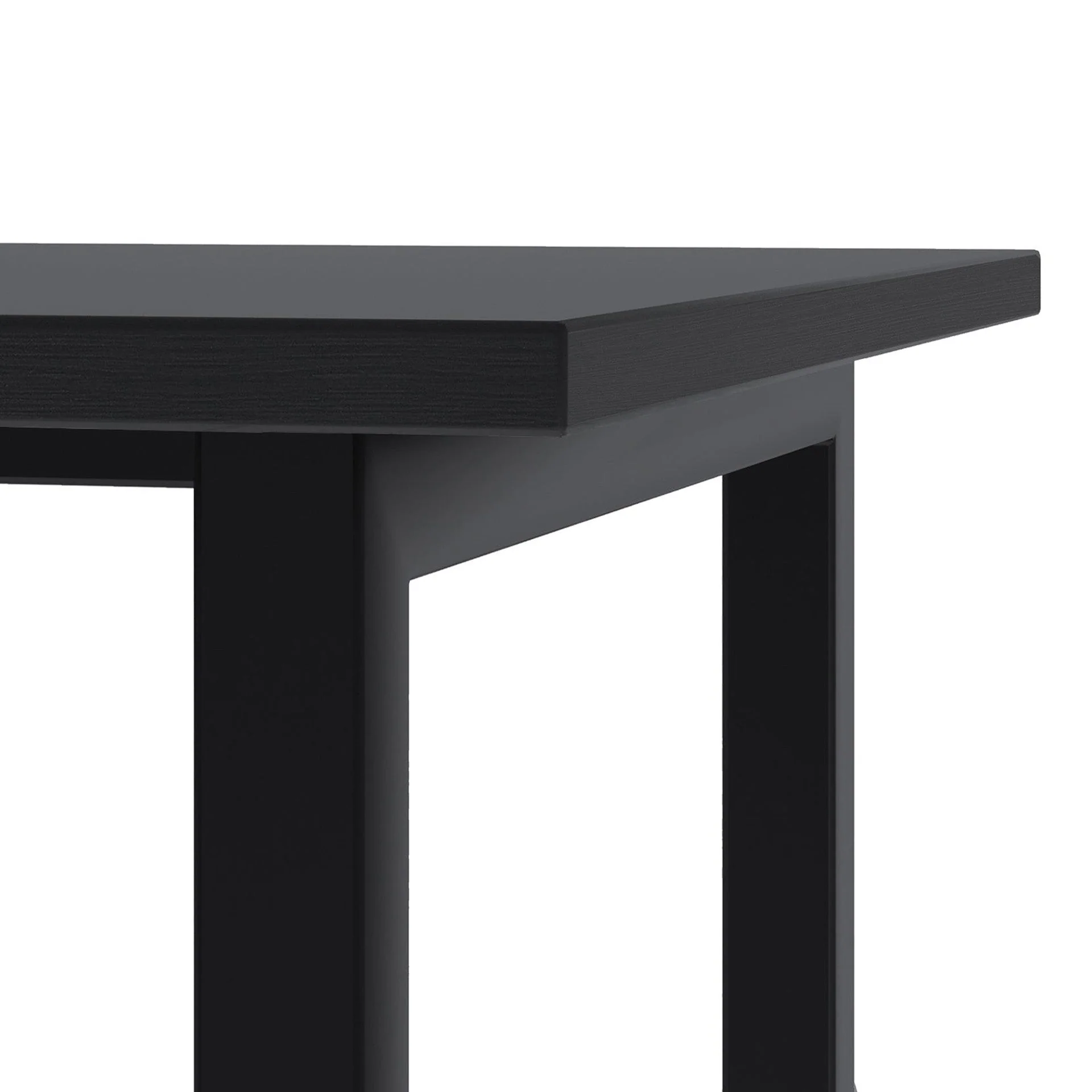 Rafael Computer Corner Desk - Black - Image 10