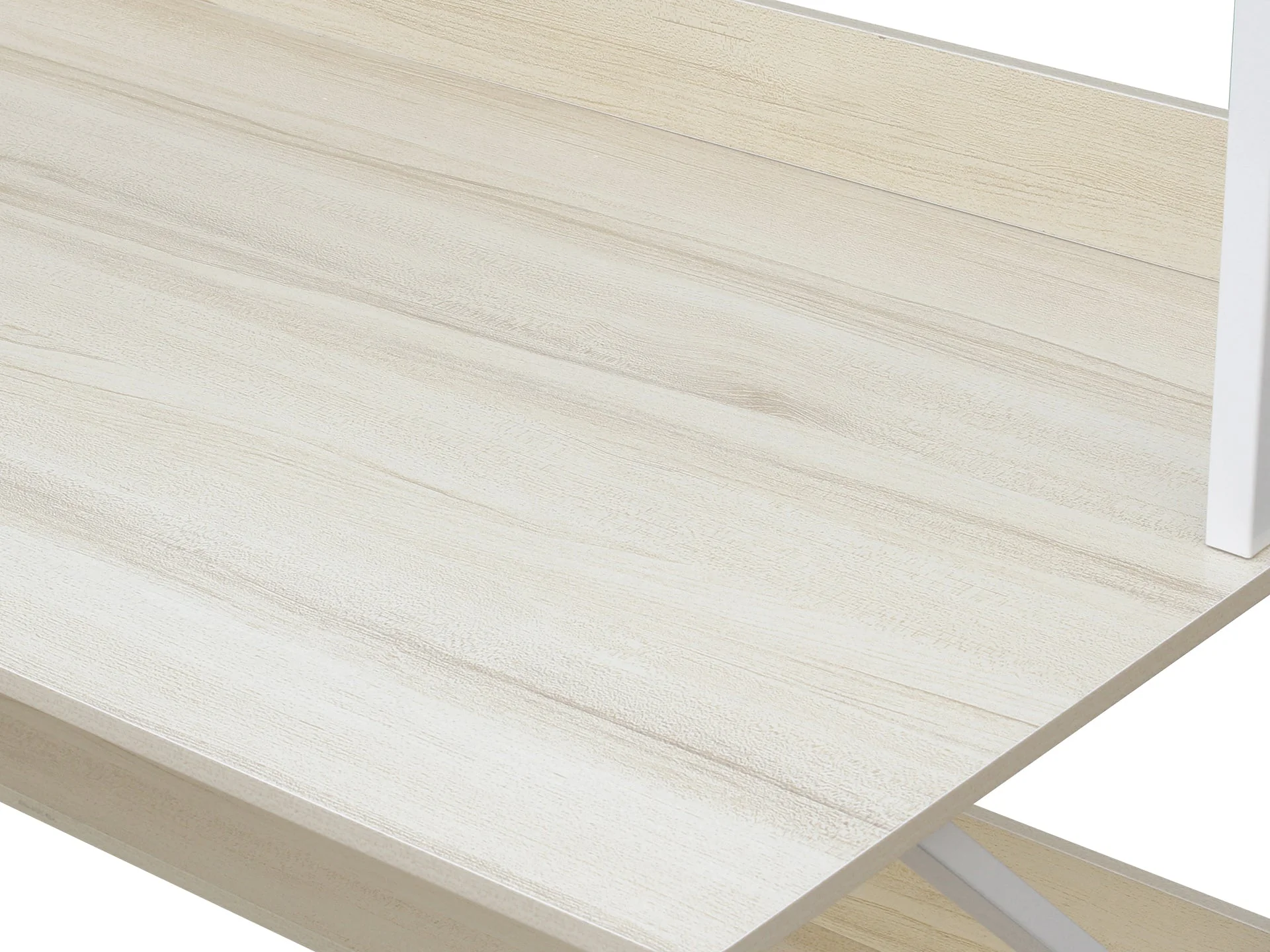 Ramsey 140cm Computer Desk Study Table with Bookshelf - Maple - Image 5
