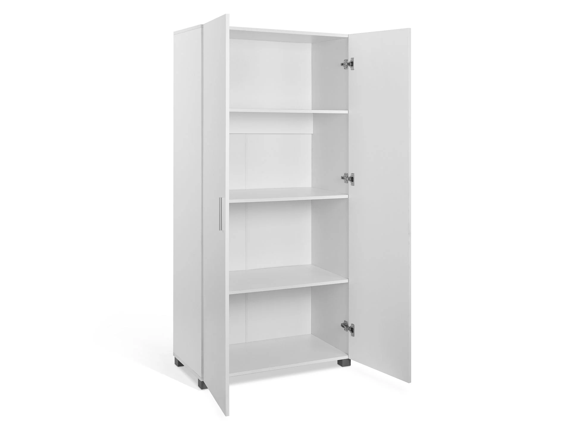 RATA Wooden Wardrobe - WHITE - Image 5